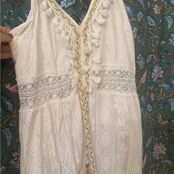 Cupshe White Lace High Low Dress - Picture 5 of 6